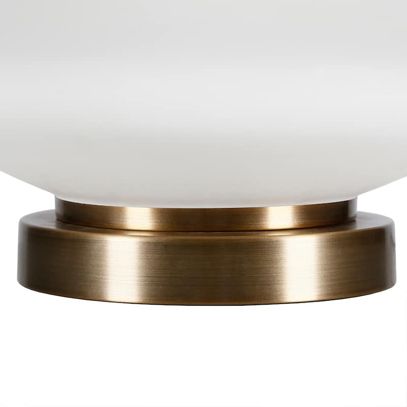 Carleta Matte White Triple Gourd Lamp