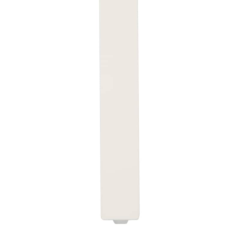 SAFAVIEH Concetta White/Natural Dining Chair - 17.5" W x 19.5" L x 37" H - 18"W x 20"D x 37"H
