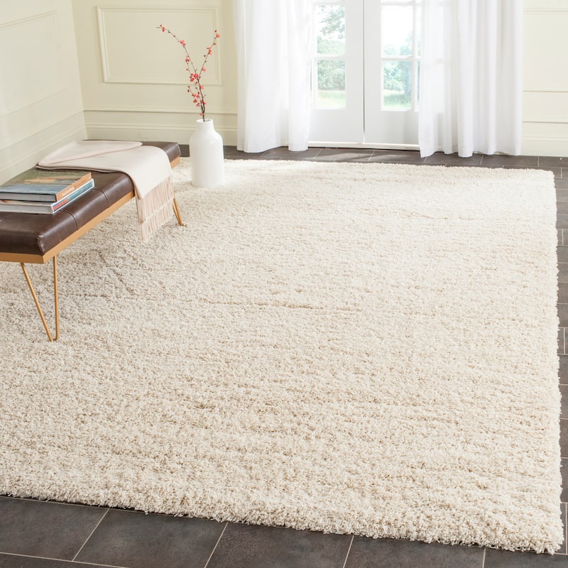 SAFAVIEH Laguna Shag Verdiana Solid 2-inch Thick Rug