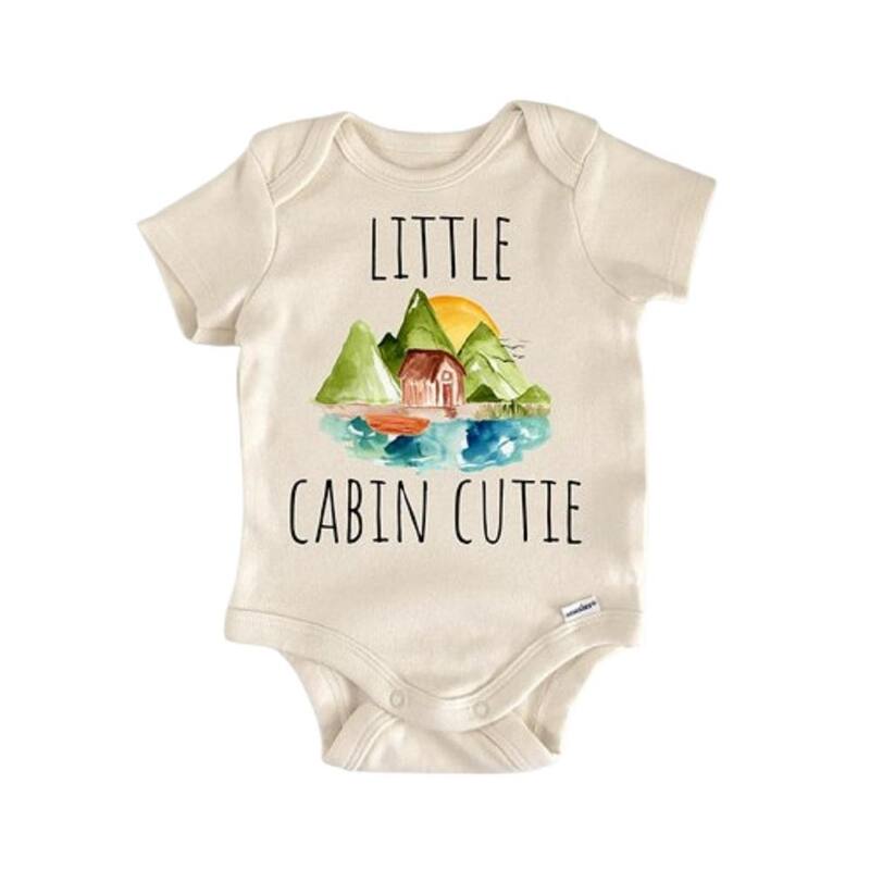 Lake Life Crew Cabin - Baby Boy Girl Clothes Infant Bodysuit Funny Cute Newborn - Blue - 0-3M