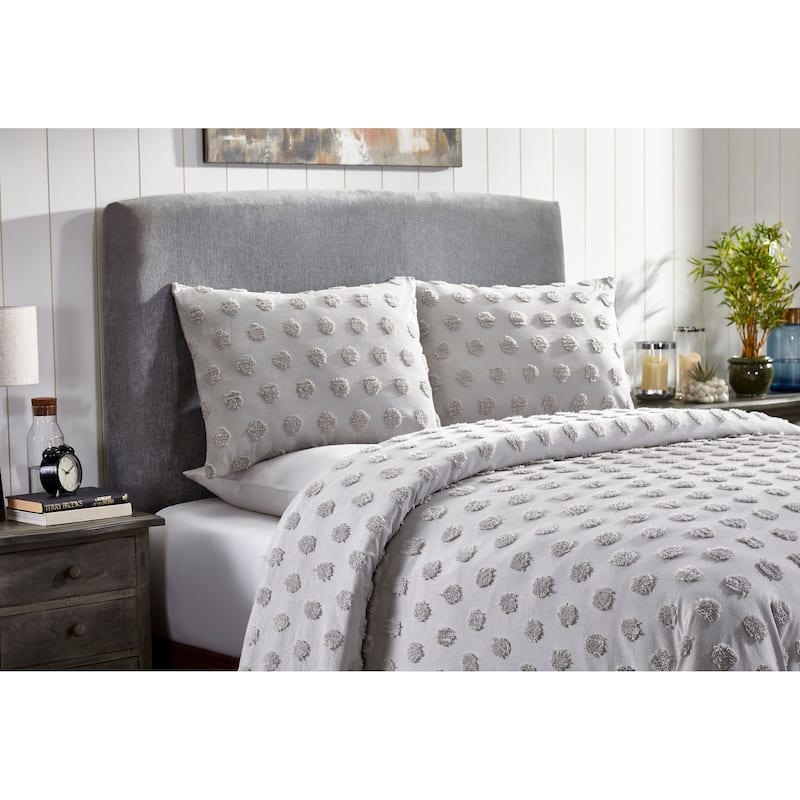 Fabstyles Venice Chenille 3 Piece Duvet Cover Set