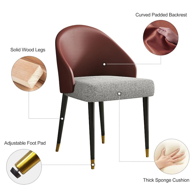 9 - Piece Extendable Rectangular Sintered Stone Cross Legs Dining Set With 8 Chairs For Home or Villa