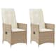 Option Beige and cream Without footrest