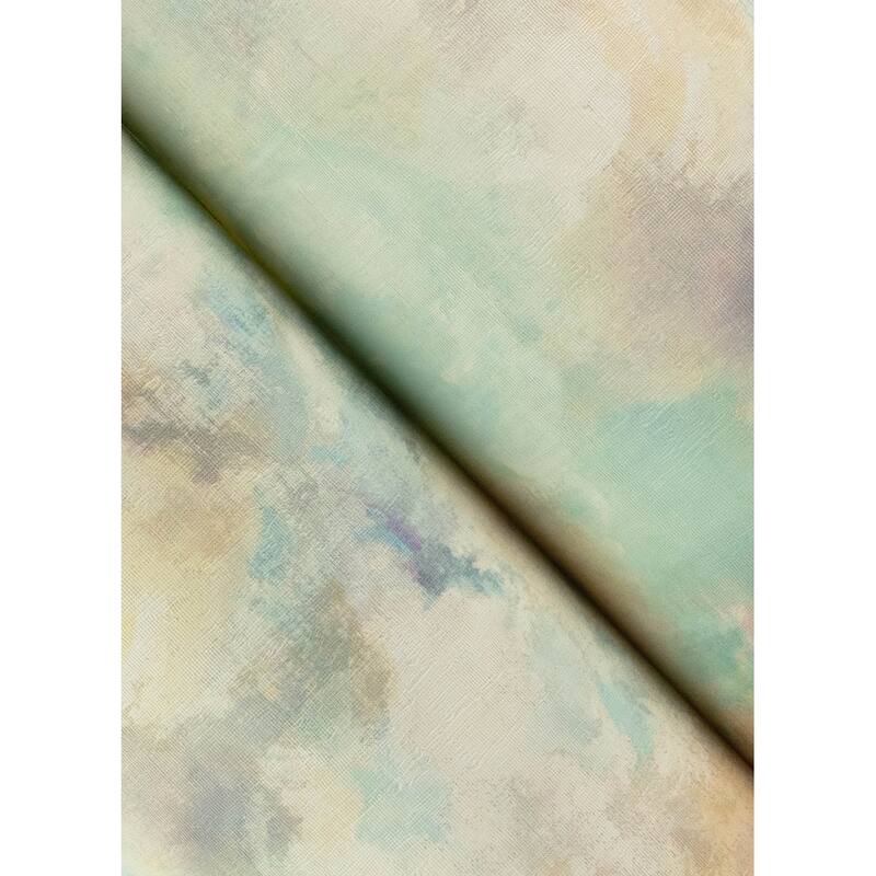 A-Street Prints Aria Aquamarine Abstract Wallpaper