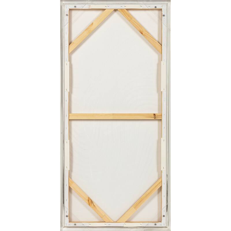 Canvas Art Wood Frame Backing Textured Abstract Design - 50" Multi