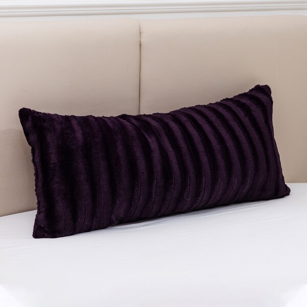 deep purple throw pillows