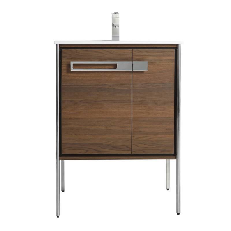 Fine Fixtures Oakville Bathroom Vanity with White Ceramic Sink
