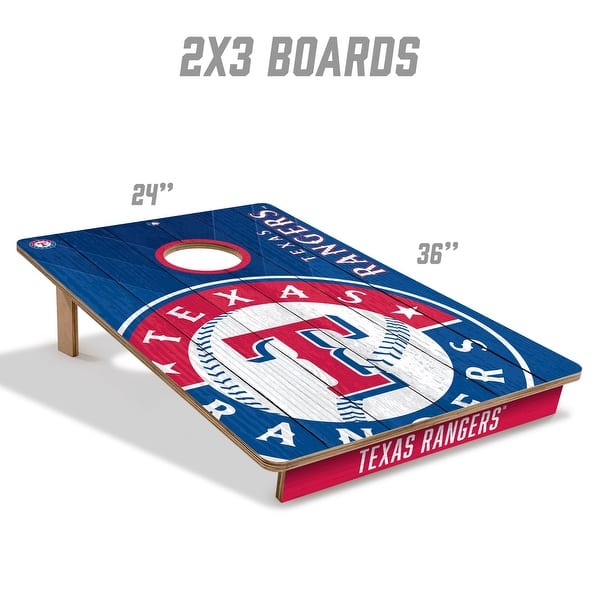 Texas Ranger MLB Tailgate Cornhole Board Set