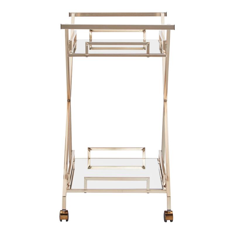 Palisade Champagne Gold Bar Cart by iNSPIRE Q Bold