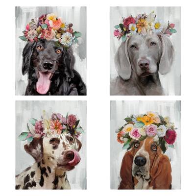 Flower Power I, II, III, IV by Studio Arts Canvas Art Prints