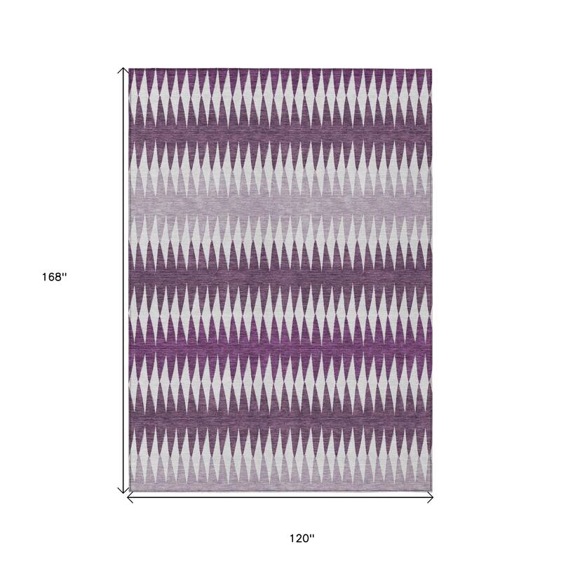 HomeRoots Striped Transitional Rectangle Outdoor Rug