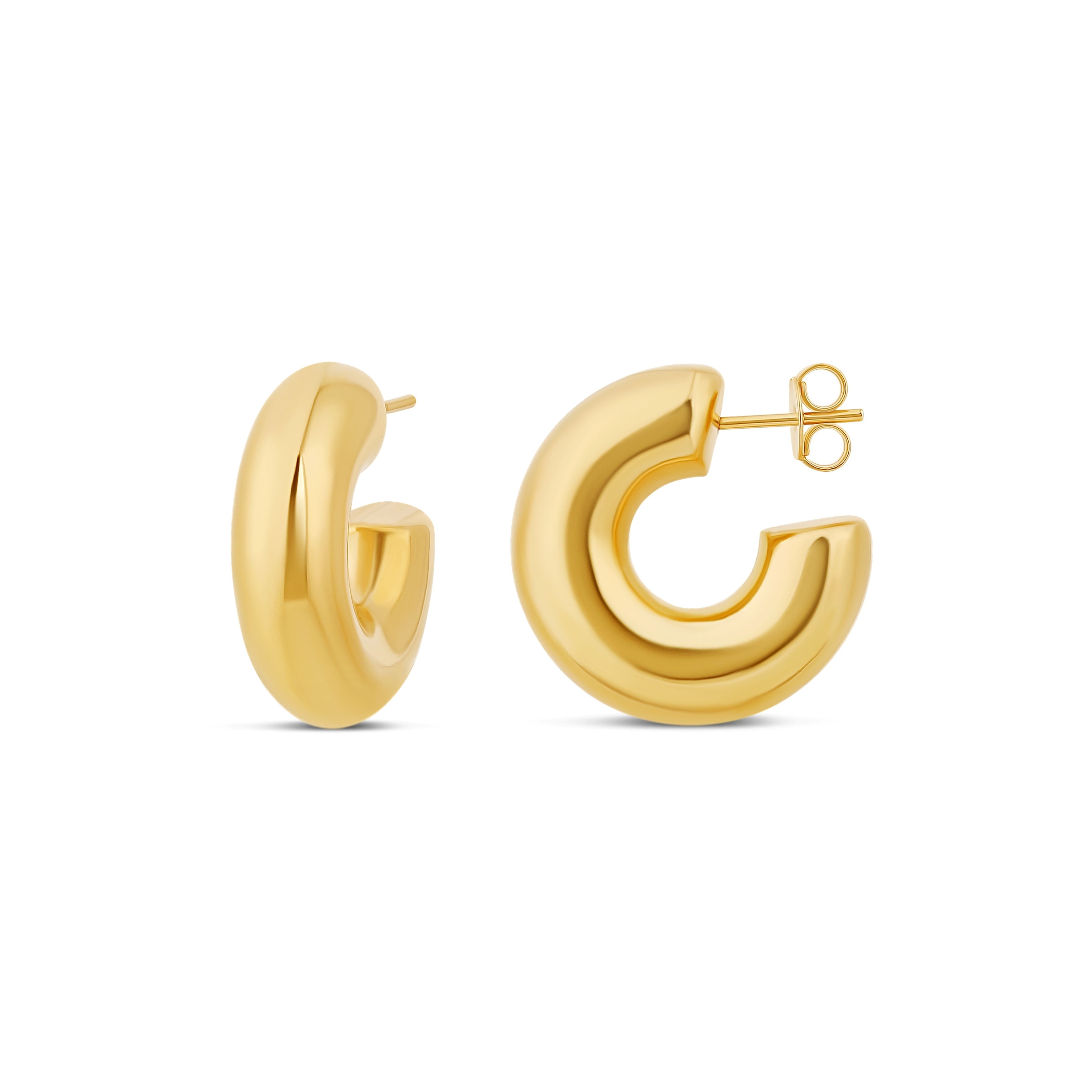 SHYMI Medium Donut Hoops - Gold