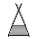 preview thumbnail 30 of 32, Metal Twin House Platform Bed - Triangle Structure for Kids' Imagination