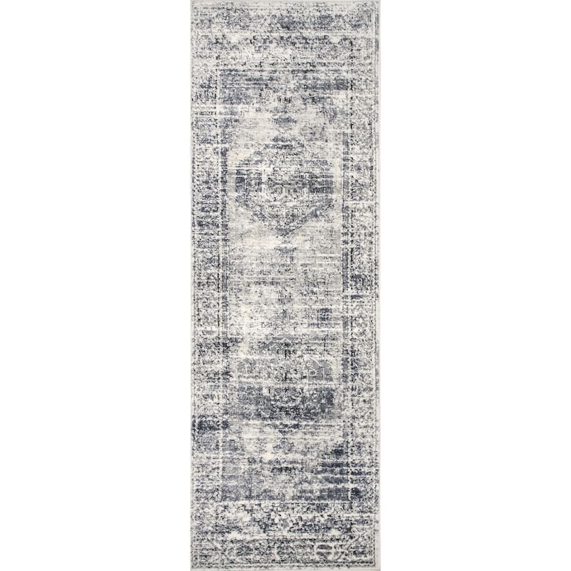 Nuloom Jayla Barbed Iris Medallion Area Rug