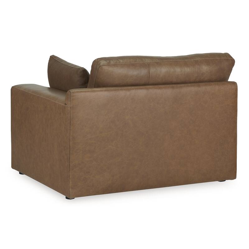 Signature Design by Ashley Emilia Brown Sofa and Loveseat - 140" W x 41" D x 36" H