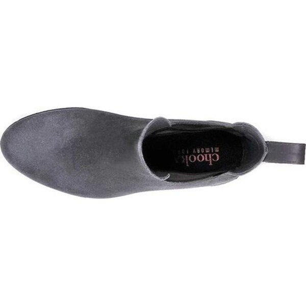 chooka vivien velvet chelsea boot