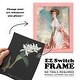 preview thumbnail 92 of 118, Orchid on Slate III -Framed Print w/glass-Cherry Red