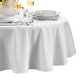 preview thumbnail 31 of 33, Continental Solid Texture Water and Stain Resistant Tablecloth