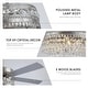 preview thumbnail 27 of 34, 52"/62" Modern Crystal Chandelier Ceiling Fan Light,Reversible Airflow,E12 Bulbs,for Bedroom,Kitchen,Patio