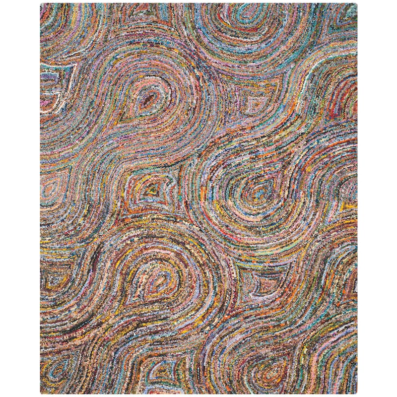SAFAVIEH Handmade Nantucket Betsi Contemporary Cotton Rug