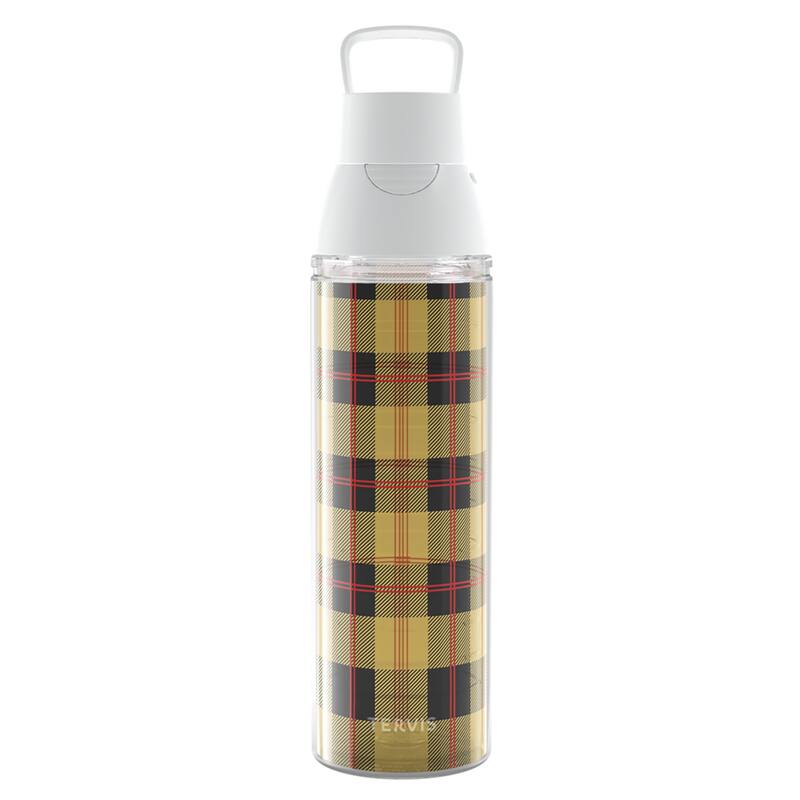 Tervis Explorer Collection Rugged Plaid Made in USA Double Walled Insulated Travel Tumbler, Classic - 24oz Venture Lite Water Bottle