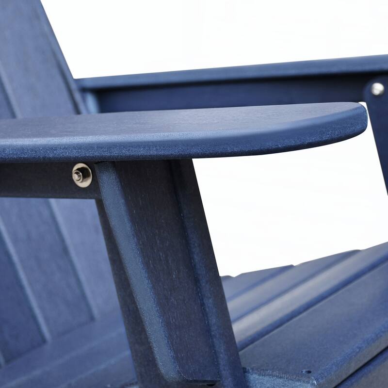 Folding Outdoor Adirondack Chair,HDPE All-weather Fire Pit Chair
