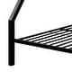 preview thumbnail 6 of 6, Metal Twin XL over Queen Bunk Bed with Built-in Ladder