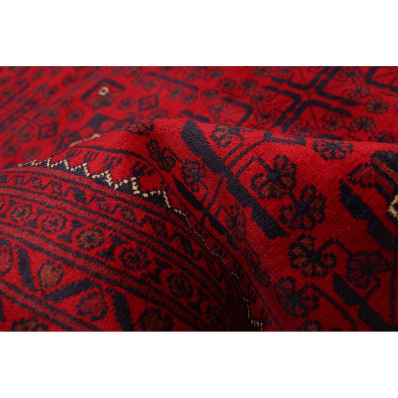 ECARPETGALLERY Hand-knotted Finest Khal Mohammadi Red Wool Rug - 5'3 x 8'2