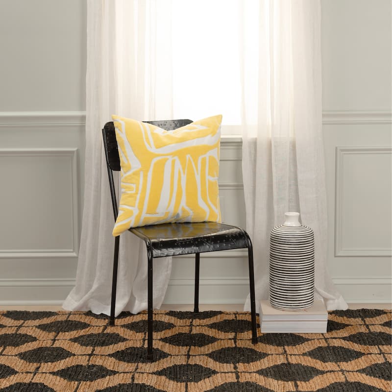 Rizzy Home Contemporary Pillow Cover - 20" x 20"