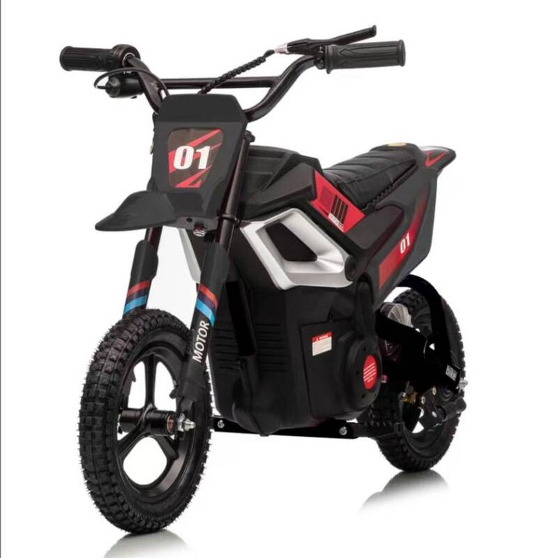 24v Ride on Motorcycle Toy for Kids Best Gift - Black