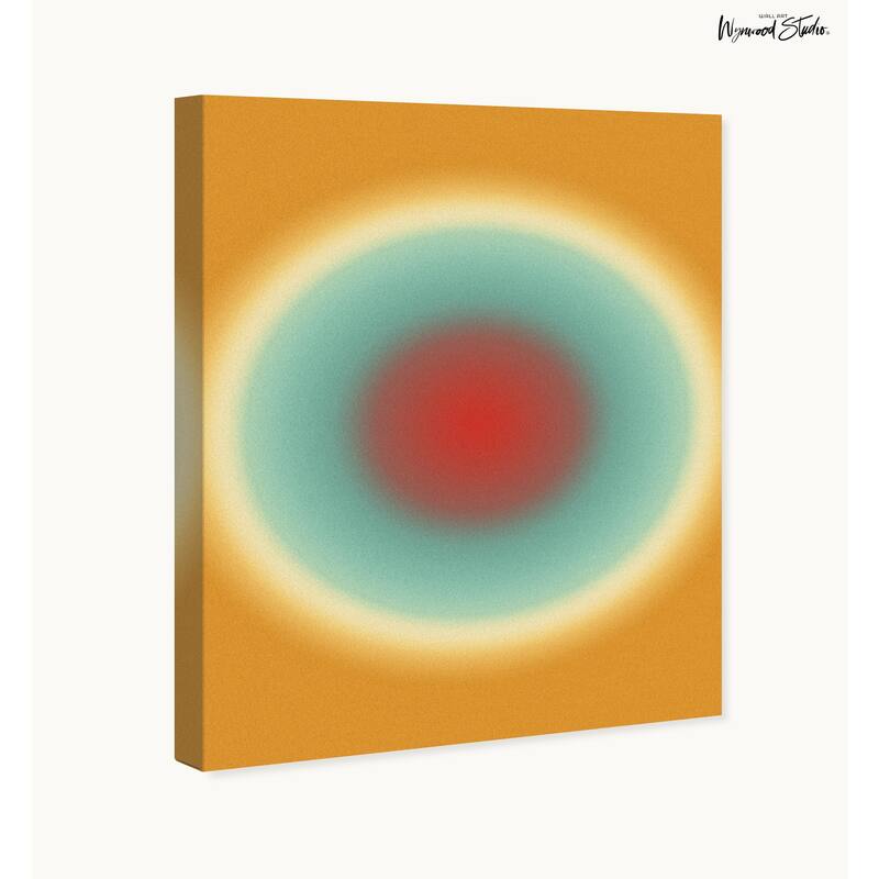 Wynwood Studio Canvas Abstract Sunny Iris Red Modern & Contemporary Wall Art Canvas Print