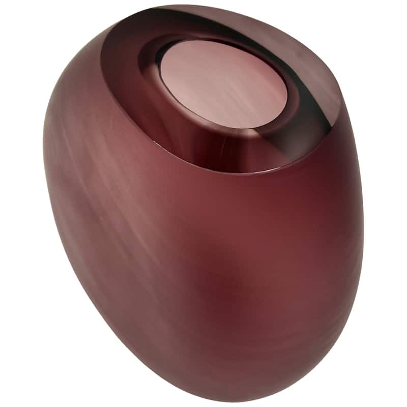Premium Contemporary Glass Vase in Purple
