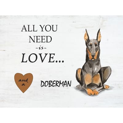 LOVE- Doberman
