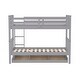 preview thumbnail 7 of 17, Walker Edison Solid Wood Mission Twin Size Bunk Bed with Trundle