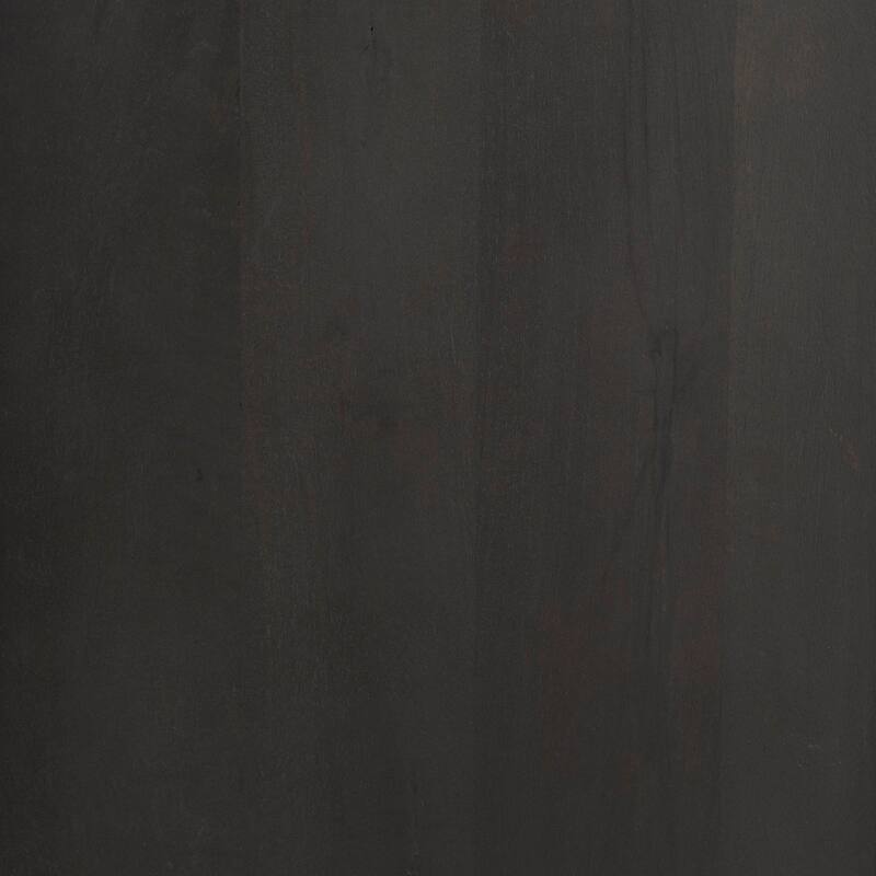 Divina Dark Brown Wood w/ White Marble Top and Black Metal Base Sideboard - 71.0L x 18.5W x 32.0H