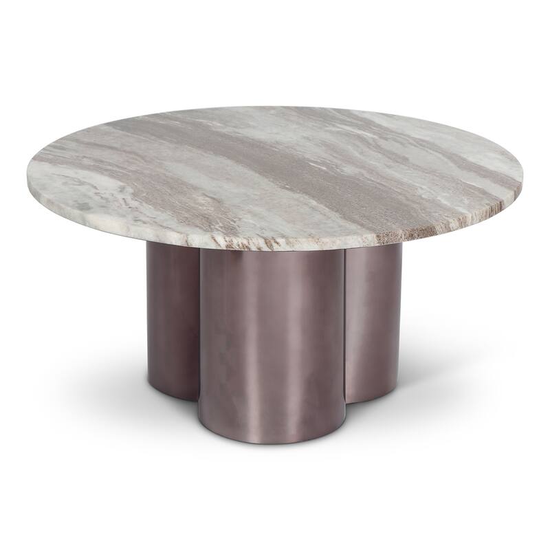 Marbelle - Martie Coffee Table - Toronto Sand Marble Finish