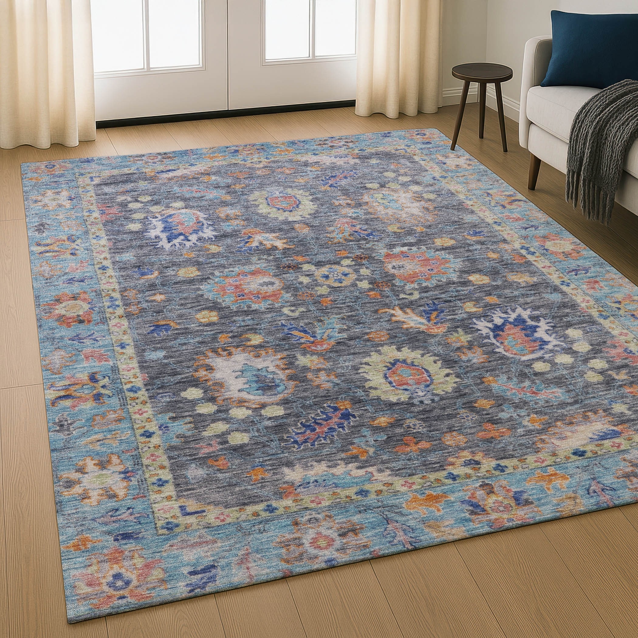 Premium Washable Super Soft Traditional Lily Mayfield Rug
