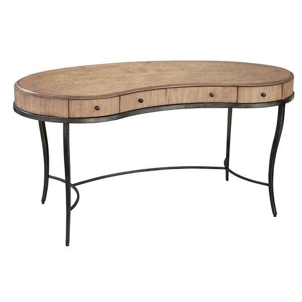 Shop Hekman 27668 60 Inch Wide Iron Framed Wood Writing Desk