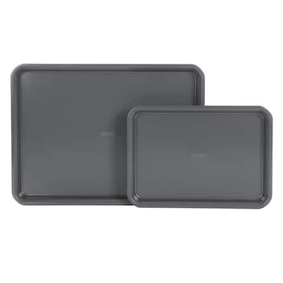 Babish 2 Piece Carbon Steel Baking Sheet - Half Sheet & Quarter Sheet