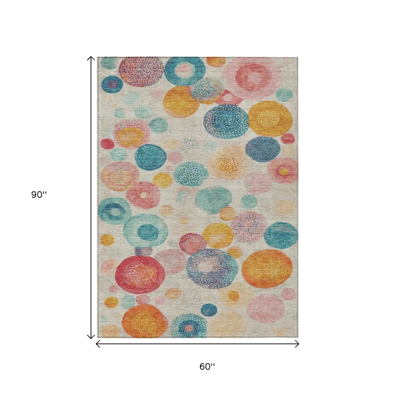 HomeRoots Geometric Transitional Rectangle Outdoor Rug