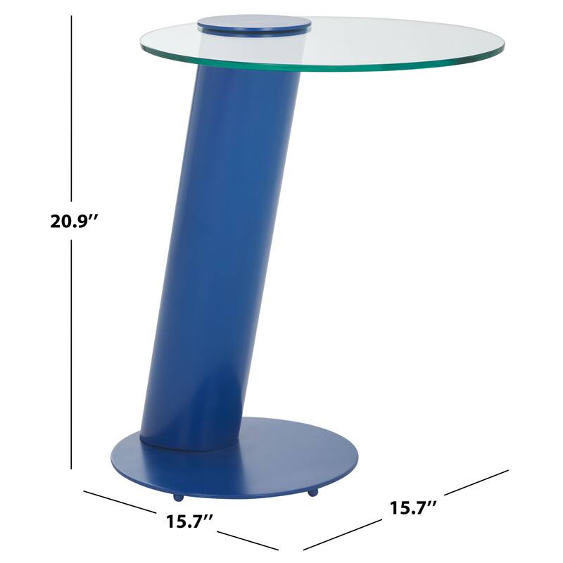 SAFAVIEH COUTURE Richardson Metal Accent Table - 20"W x 16"D x 21"H
