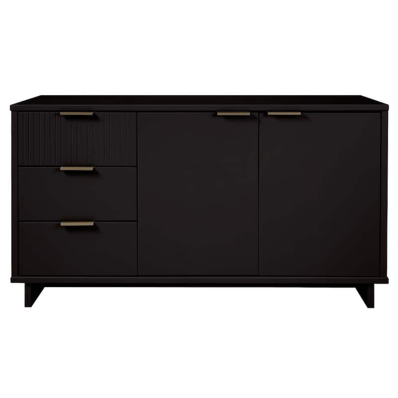 Manhattan Comfort Granville 55.07" 3 Drawer Modern Sideboard