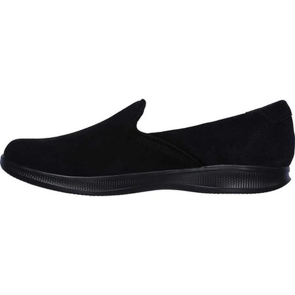 skechers women's suede slip ons