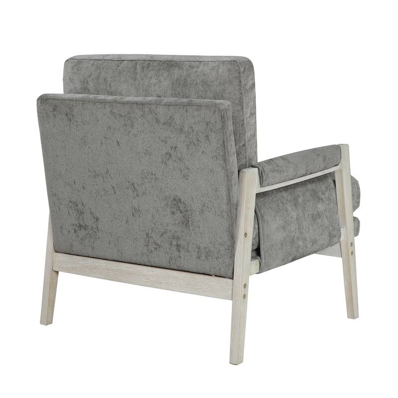 Willia 31.5" Chenille Accent Chair - Light Brownish-Gray Finish Frame