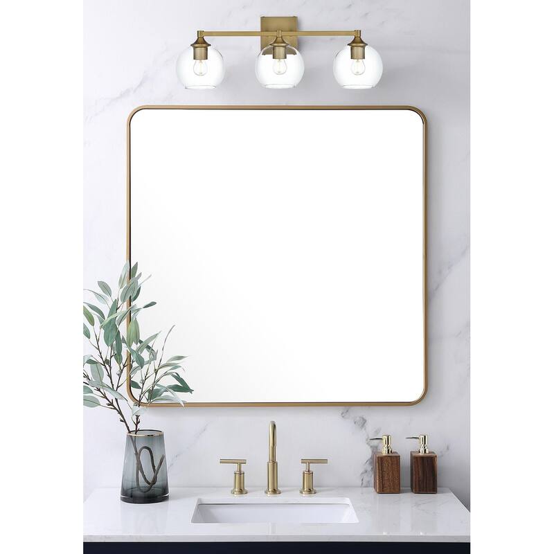 Elegant Lighting LD7308W25 Eero 3 Light 25" Wide Vanity Light