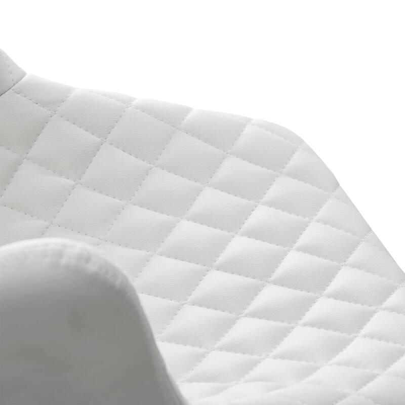 VECELO 2 Pack/4 Pack Modern PU Leather Swivel Bar Stools with Adjustable Height and Footrest for Kitchen Island Living Room