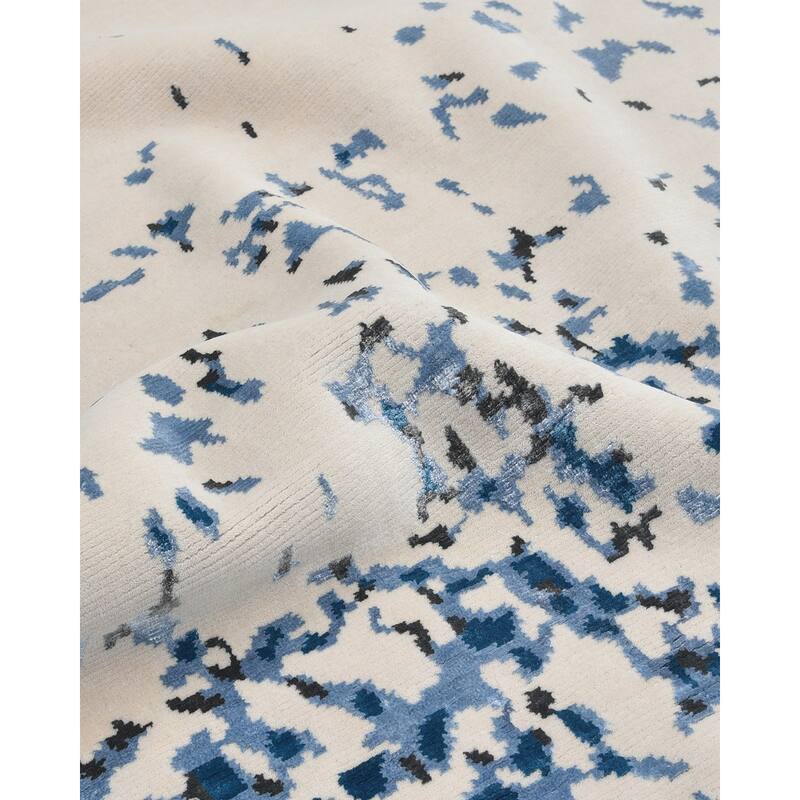 Overton Handmade Modern Contemporary Abstract Area Rug