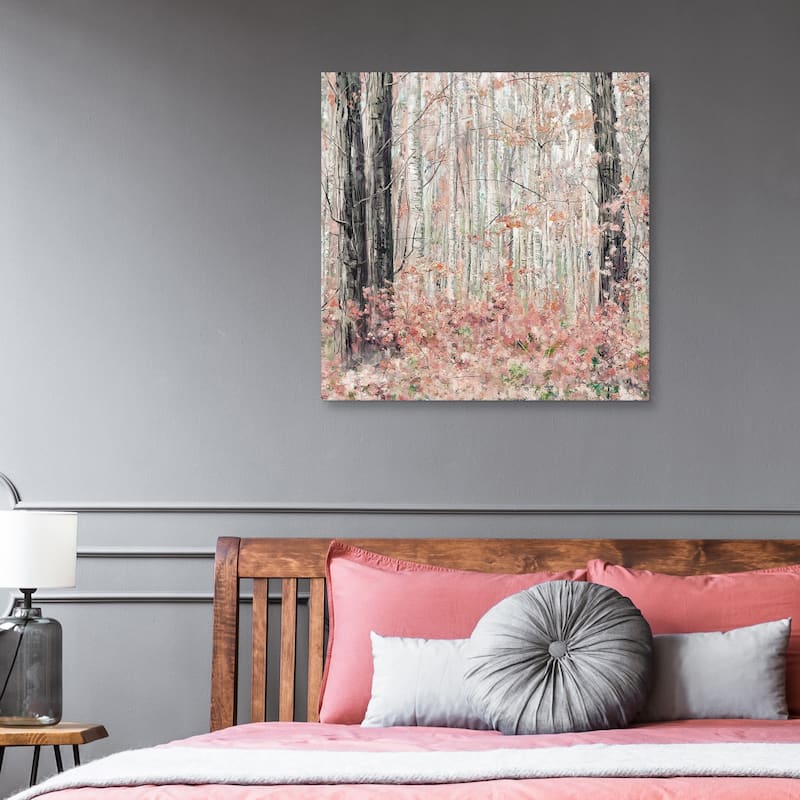 Wooded Coral by Studio Arts Canvas Art Print