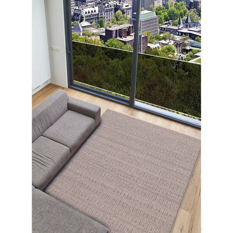Nevada Grey Kilim 5'2" x 7'6" - 5'2 x 7'6