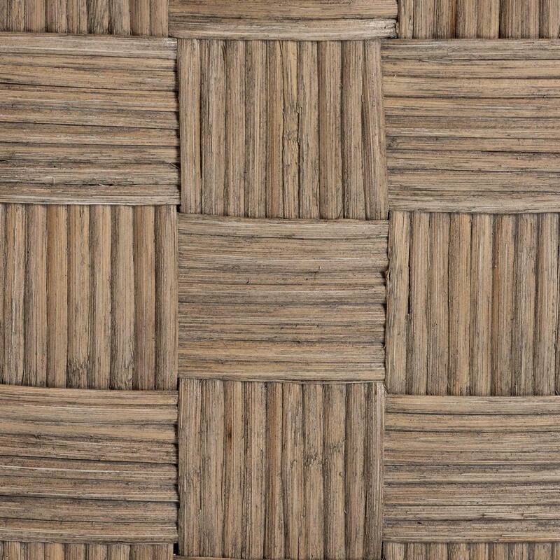 Fatima Natural Rattan Dining Chair with Cushion - Handwoven Wicker Side Chair with Basketweave Back and Seat, Coastal Seating